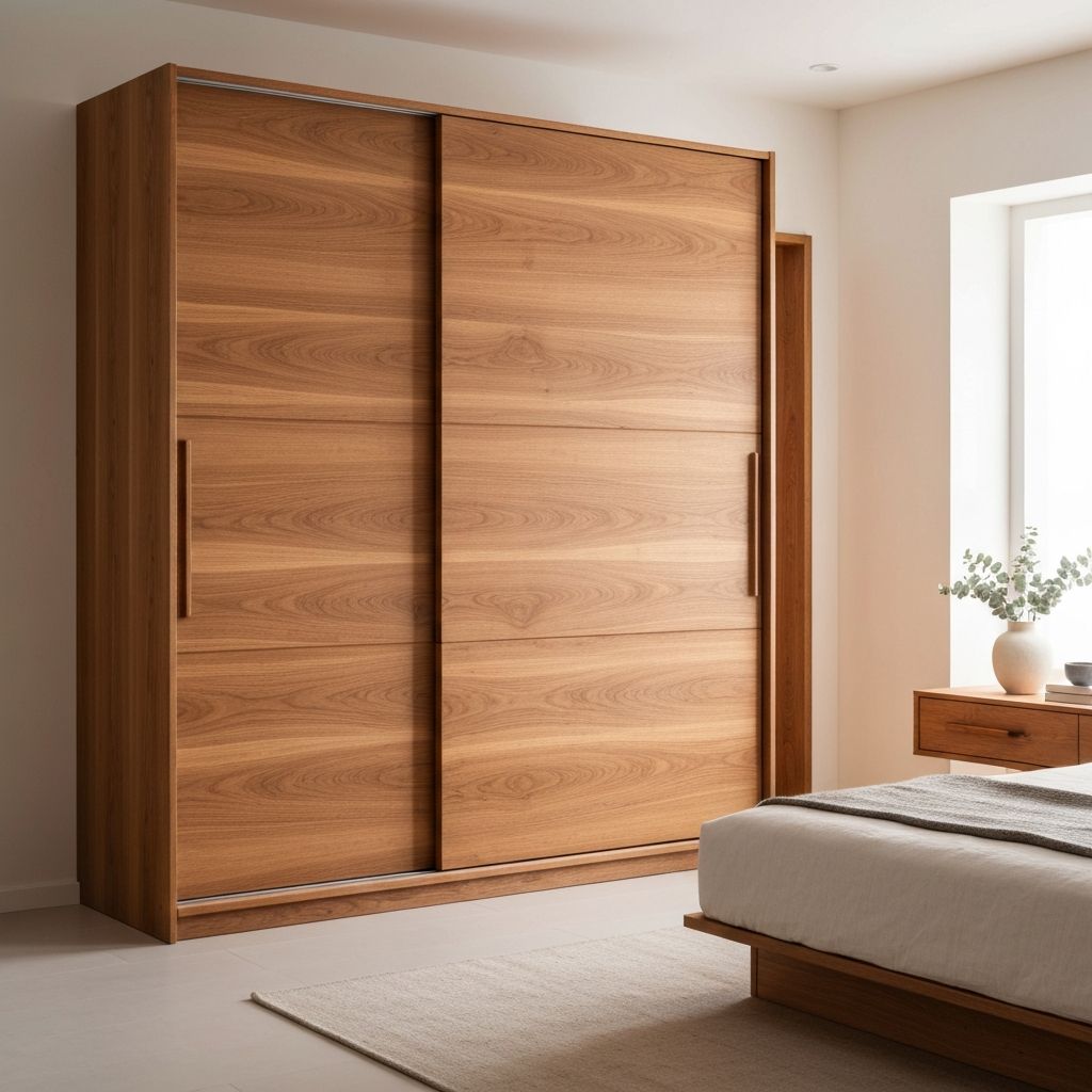 Fitted wardrobe with sliding doors