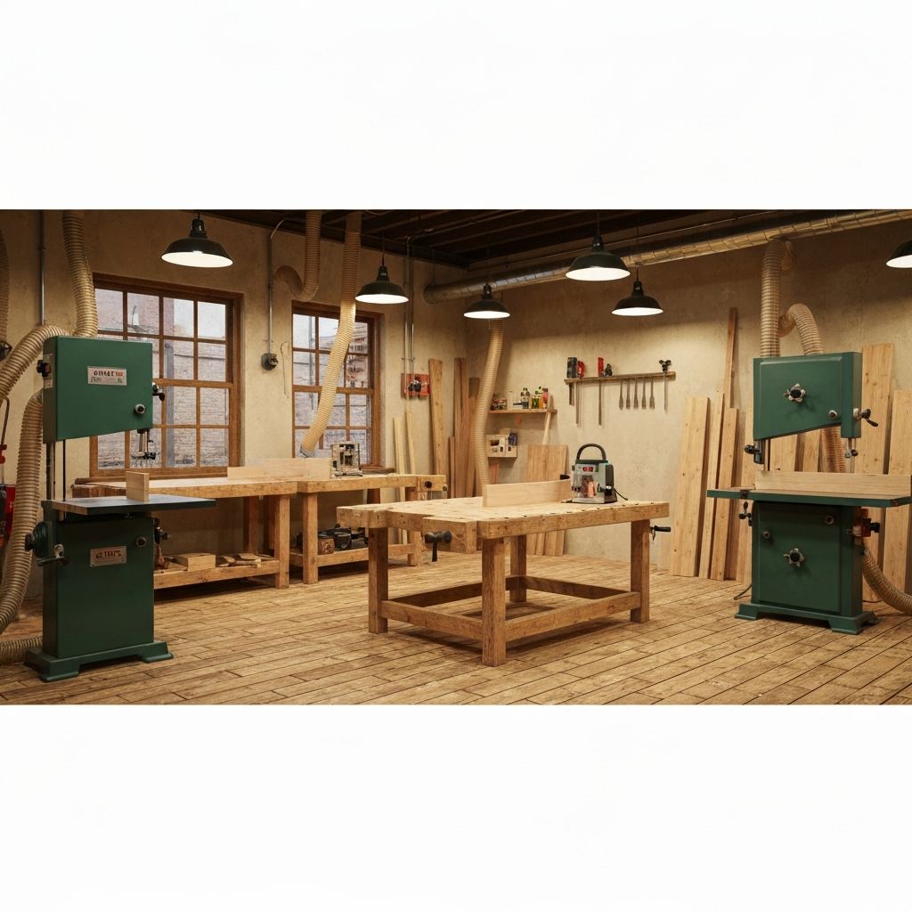 Professional carpentry workshop